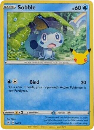 Sobble - 24/25, McDonald's 25th Anniversary Promos 024/025