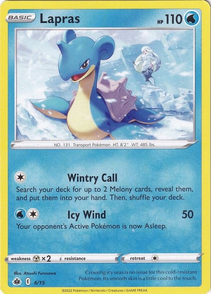 Lapras - 6/15, McDonald's Promos 2022 006/015