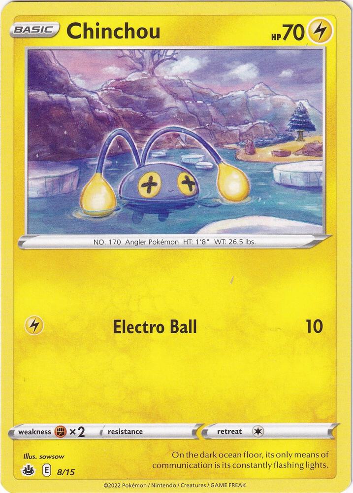 Chinchou - 8/15, McDonald's Promos 2022 008/015