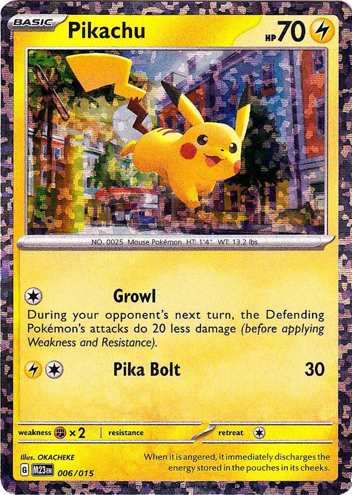 Pikachu, McDonald's Promos 2023 006/015