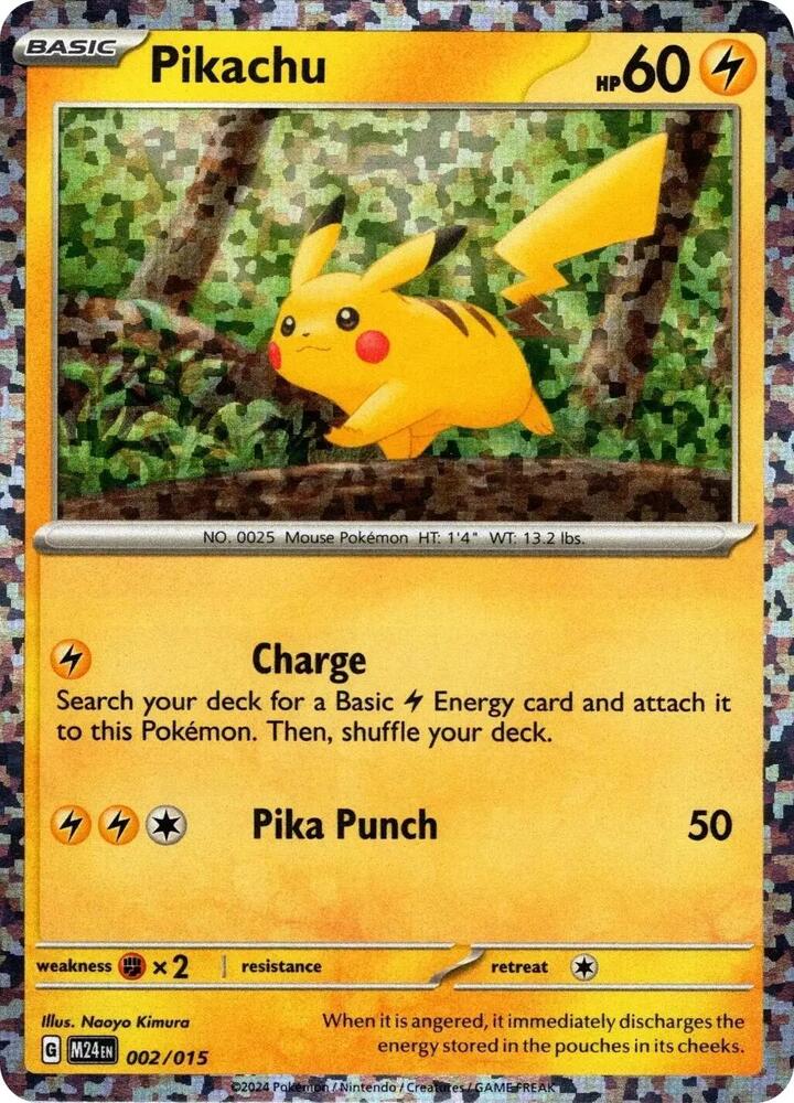 Pikachu, McDonald's Promos 2024 002/015