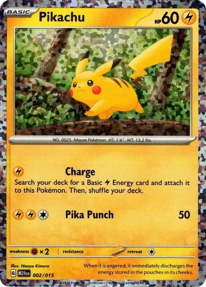 Pikachu, McDonald's Promos 2024 002/015