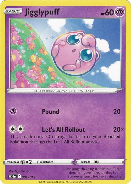 Jigglypuff, McDonald's Promos 2024 004/015
