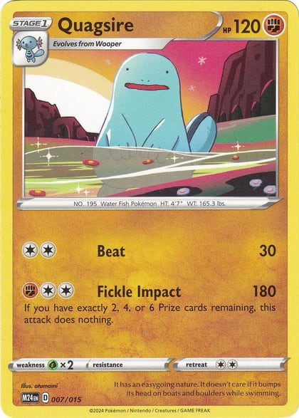 Quagsire, McDonald's Promos 2024 007/015