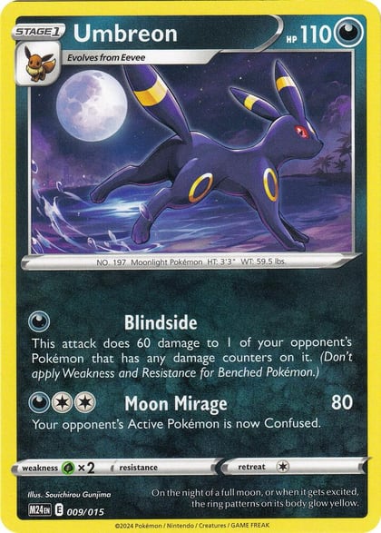 Umbreon, McDonald's Promos 2024 009/015