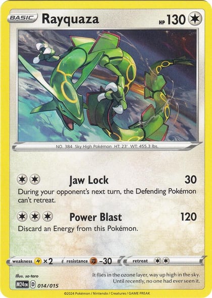 Rayquaza, McDonald's Promos 2024 014/015