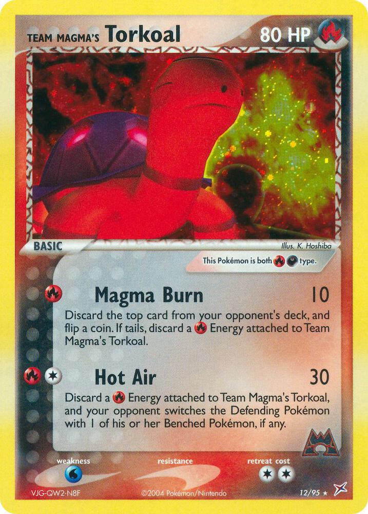 Team Magma's Torkoal, Team Magma vs Team Aqua 12/95