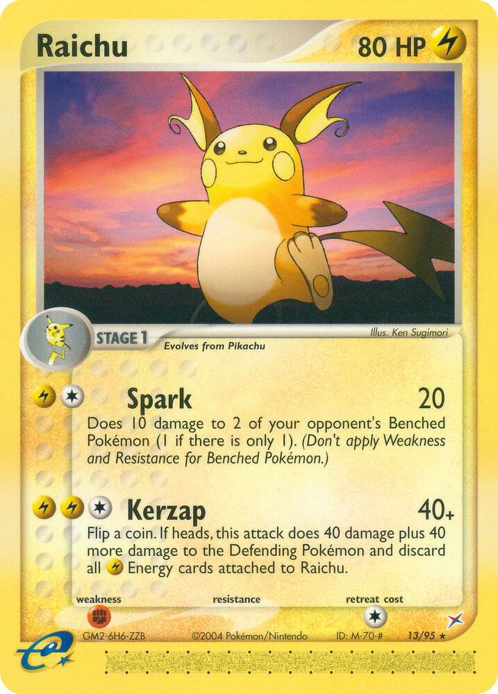 Raichu, Team Magma vs Team Aqua 13/95