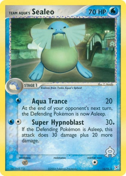 Team Aqua's Sealeo - 16/95, Team Magma vs Team Aqua 16/95