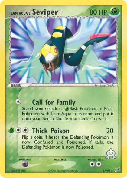 Team Aqua's Seviper, Team Magma vs Team Aqua 17/95