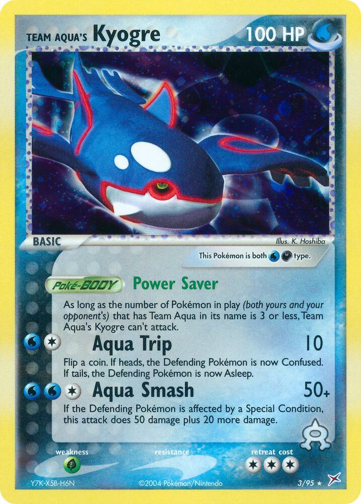 Team Aqua's Kyogre, Team Magma vs Team Aqua 3/95