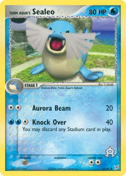 Team Aqua's Sealeo - 31/95, Team Magma vs Team Aqua 31/95