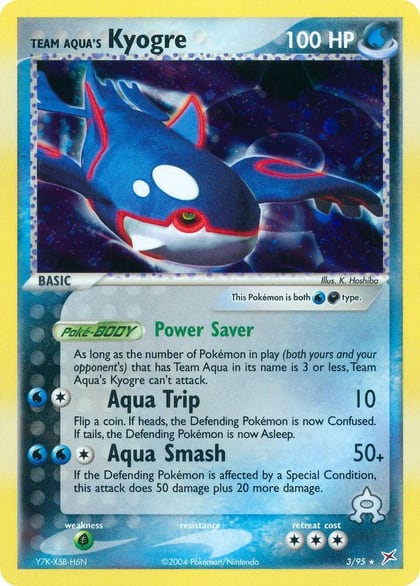 Team Aqua's Kyogre, Team Magma vs Team Aqua 3/95