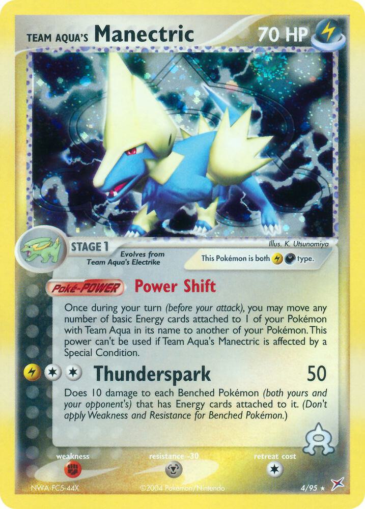 Team Aqua's Manectric - 4/95, Team Magma vs Team Aqua 4/95