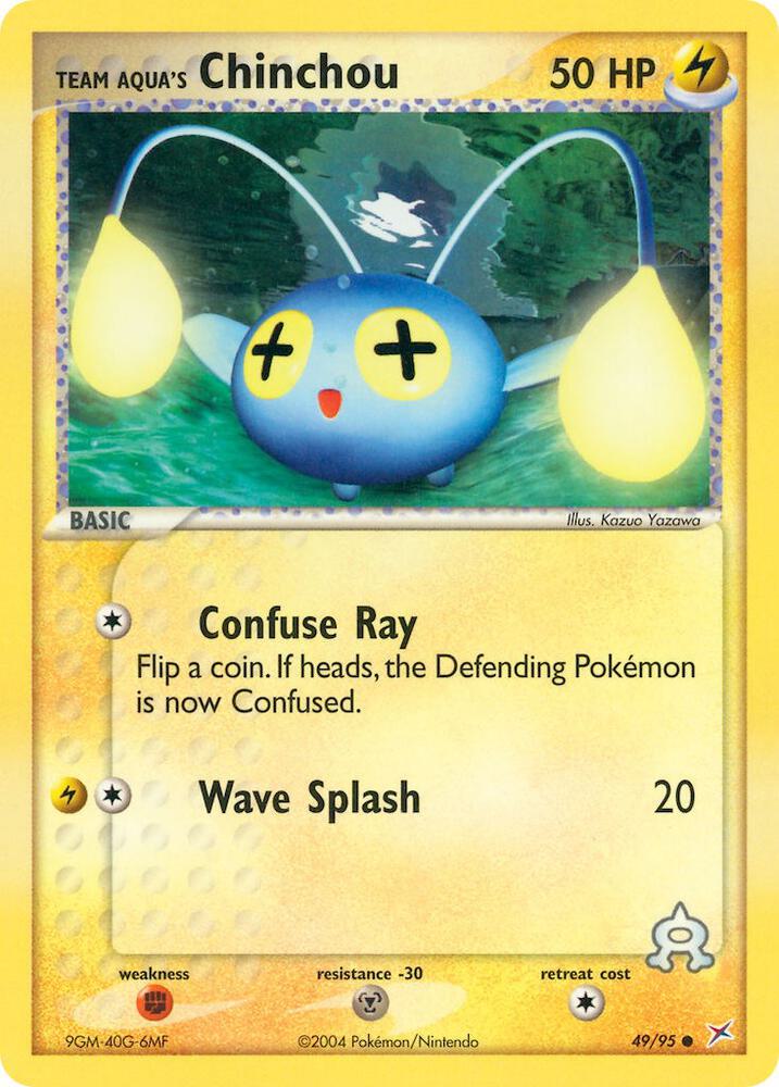 Team Aqua's Chinchou, Team Magma vs Team Aqua 49/95