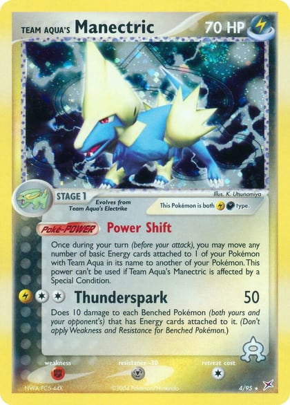 Team Aqua's Manectric - 4/95, Team Magma vs Team Aqua 4/95
