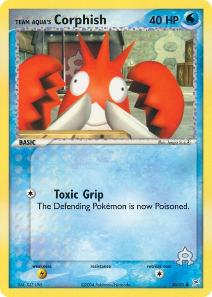 Team Aqua's Corphish - 50/95, Team Magma vs Team Aqua 50/95