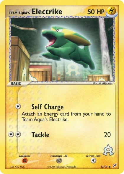 Team Aqua's Electrike - 53/95, Team Magma vs Team Aqua 53/95