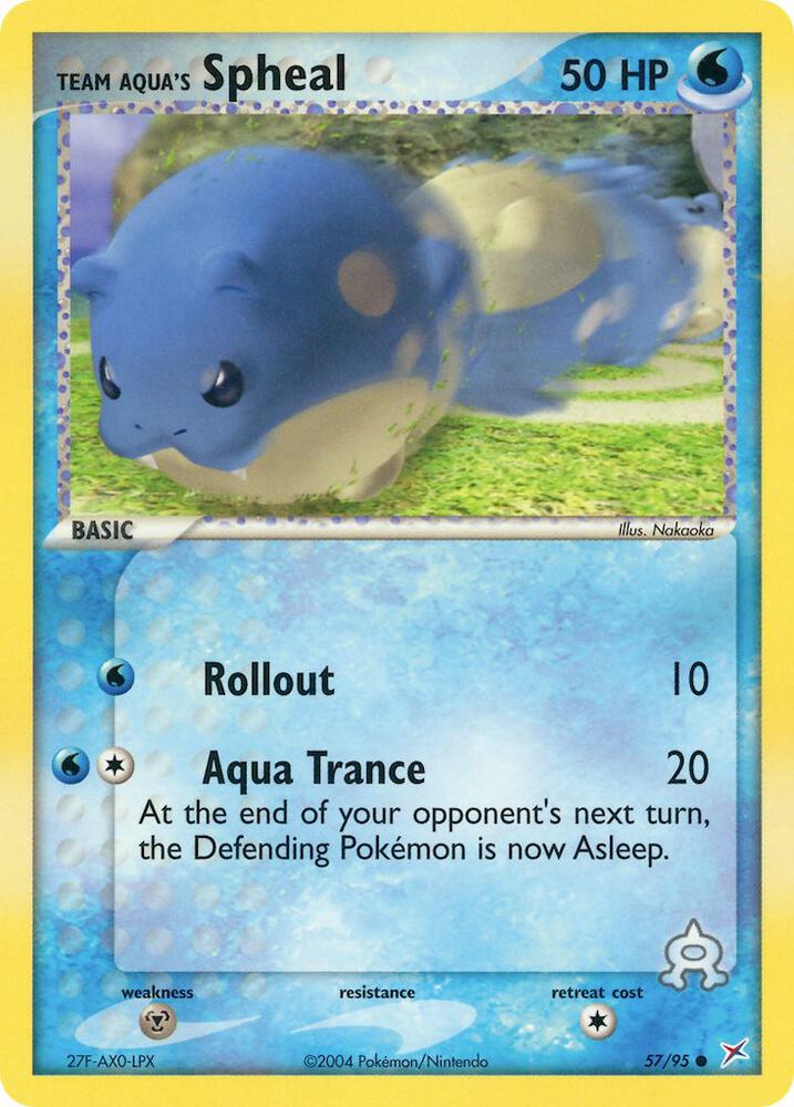 Team Aqua's Spheal - 57/95, Team Magma vs Team Aqua 57/95