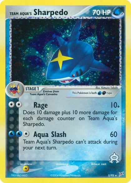 Team Aqua's Sharpedo - 5/95, Team Magma vs Team Aqua 5/95