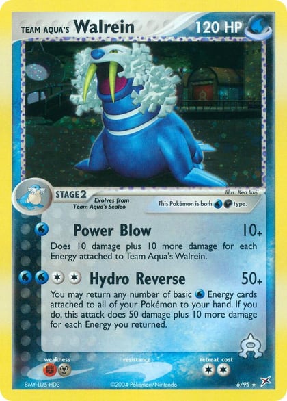 Team Aqua's Walrein, Team Magma vs Team Aqua 6/95