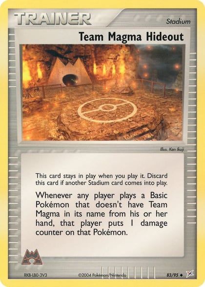 Team Magma Hideout, Team Magma vs Team Aqua 83/95