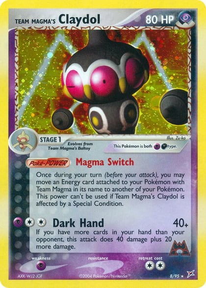 Team Magma's Claydol - 8/95, Team Magma vs Team Aqua 8/95