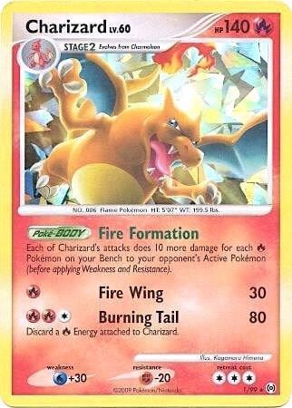 Charizard - 1/99 (Cracked Ice Holo), Miscellaneous Cards & Products 001/099