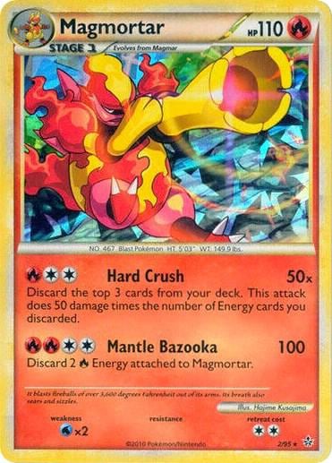 Magmortar - 2/95 (Cracked Ice Holo), Miscellaneous Cards & Products 002/095