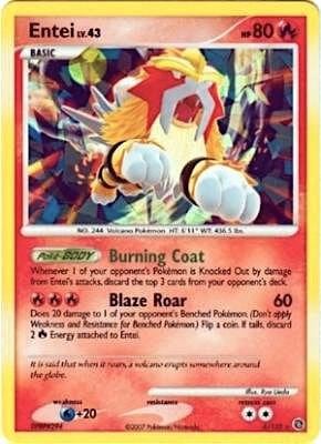 Entei - 4/132 (Cracked Ice Holo), Miscellaneous Cards & Products 004/132