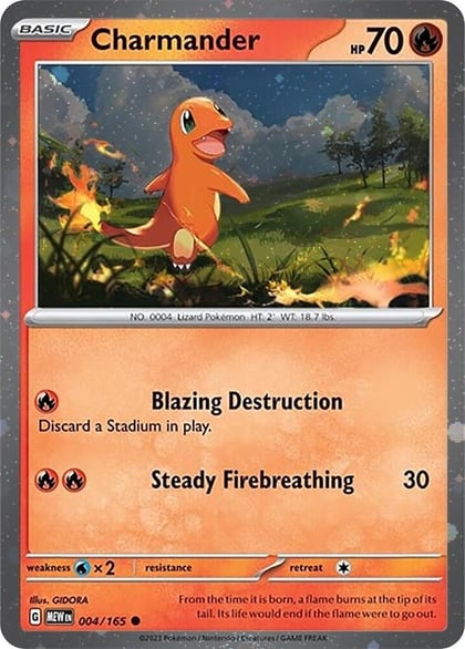 Charmander - 004/165 (Cosmos Holo), Miscellaneous Cards & Products 004/165