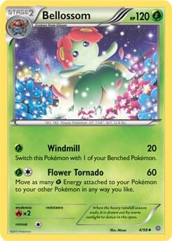 Bellossom - 4/98 (Cosmos Holo), Miscellaneous Cards & Products 004/098