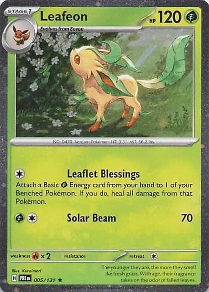 Leafeon - 005/131 (Cosmos Holo), Miscellaneous Cards & Products 005/131