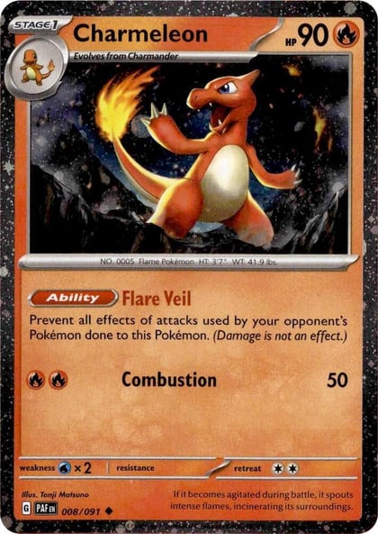 Charmeleon - 008/091 (Cosmos Holo), Miscellaneous Cards & Products 008/091
