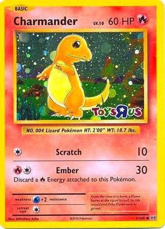 Charmander - 9/108 (Toys R Us Promo), Miscellaneous Cards & Products 009/108