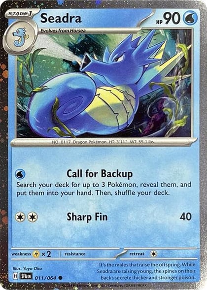 Seadra - 011/064 (Cosmos Holo), Miscellaneous Cards & Products 011/064