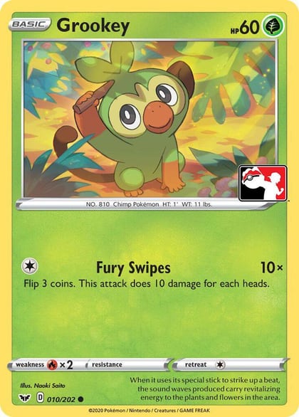 Grookey (Library Exclusive), Miscellaneous Cards & Products 011/202