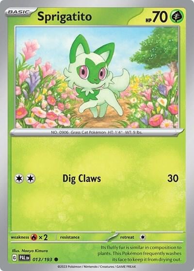 Sprigatito - 013/193 (Summer 2023 Collector Chest), Miscellaneous Cards & Products 013/193