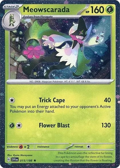 Meowscarada - 015/198 (Cosmos Holo), Miscellaneous Cards & Products 015/198
