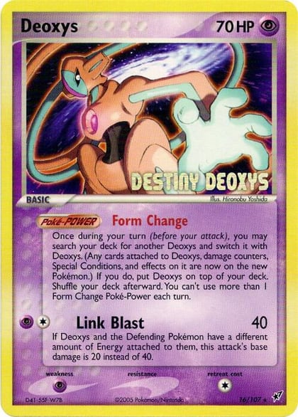 Deoxys (Normal Forme) - 16/107 (Movie Promo), Miscellaneous Cards & Products 016/107
