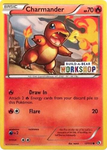 Charmander - 17/113 (Build-A-Bear Workshop Exclusive), Miscellaneous Cards & Products 017/113