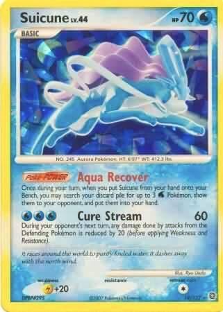 Suicune - 19/132 (Cracked Ice Holo), Miscellaneous Cards & Products 019/132