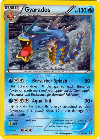 Gyarados - 20/98 (Cosmos Holo), Miscellaneous Cards & Products 020/098