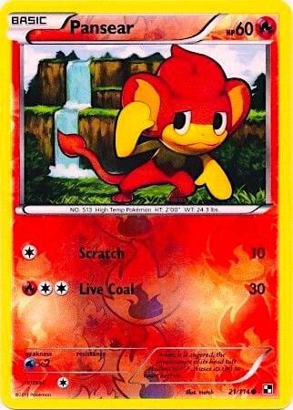 Pansear - 21/114 (Energy Holo), Miscellaneous Cards & Products 021/114