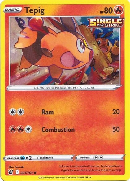 Tepig - 023/163 (Cosmos Holo), Miscellaneous Cards & Products 023/163