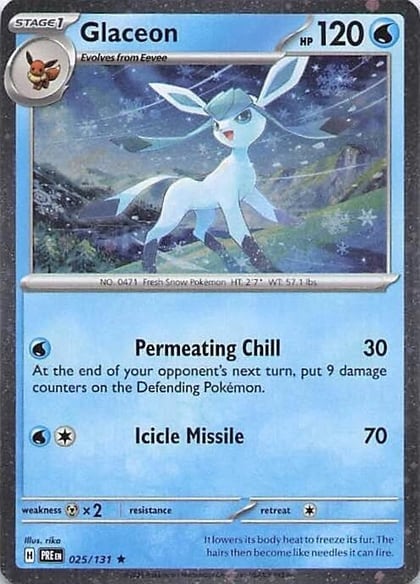 Glaceon - 025/131 (Cosmos Holo), Miscellaneous Cards & Products 025/131