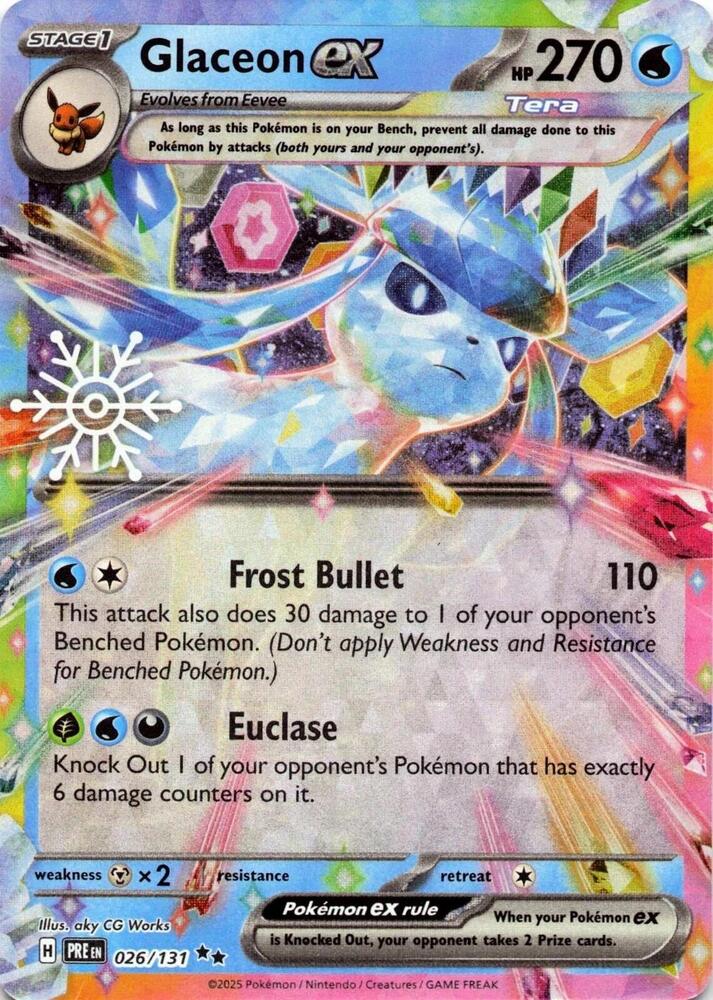 Glaceon ex - 026/131 (Holiday Calendar), Miscellaneous Cards & Products 026/131