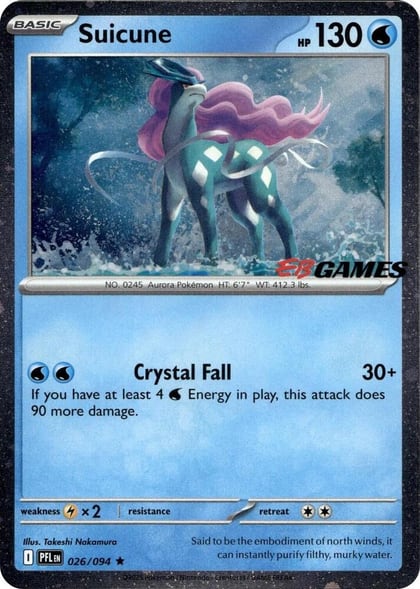 Suicune (EB Games Exclusive), Miscellaneous Cards & Products 026/094