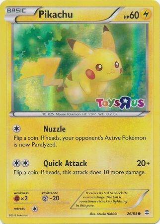 Pikachu - 26/83 (Toys R Us), Miscellaneous Cards & Products 026/083