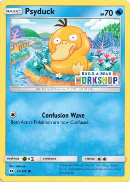 Psyduck - 28/149 (Build-A-Bear Workshop Exclusive), Miscellaneous Cards & Products 028/149